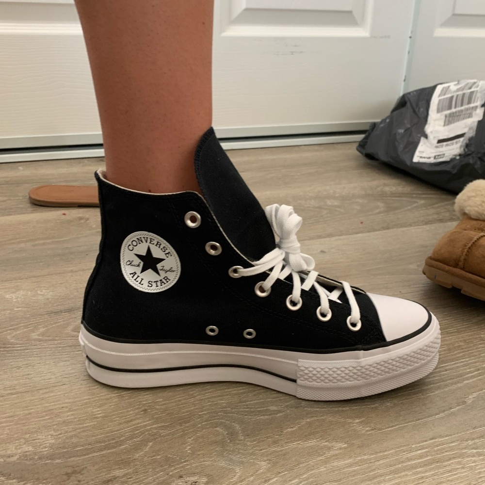 converse high top platform